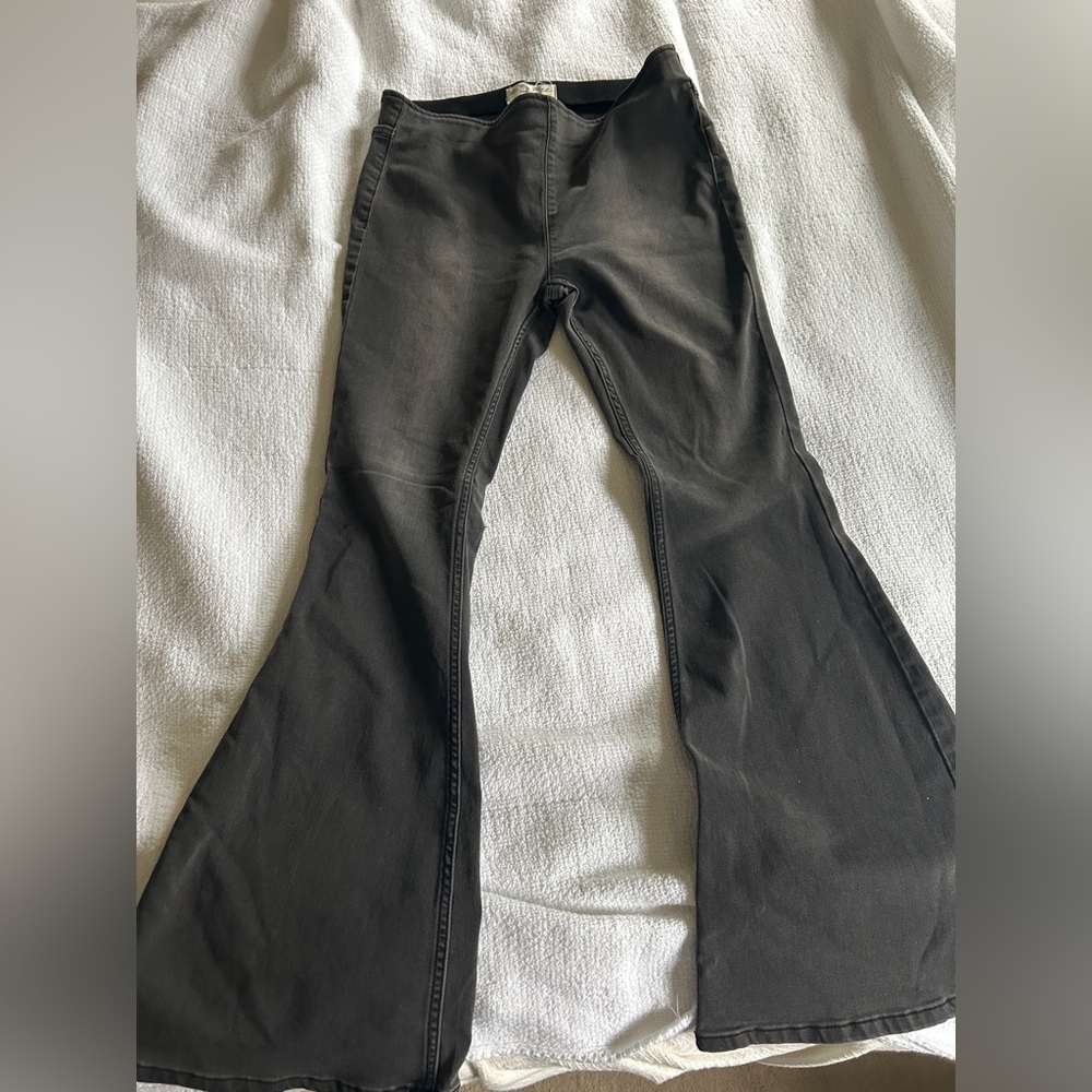 We The Free Black Flare & Wide Leg Jeans Short